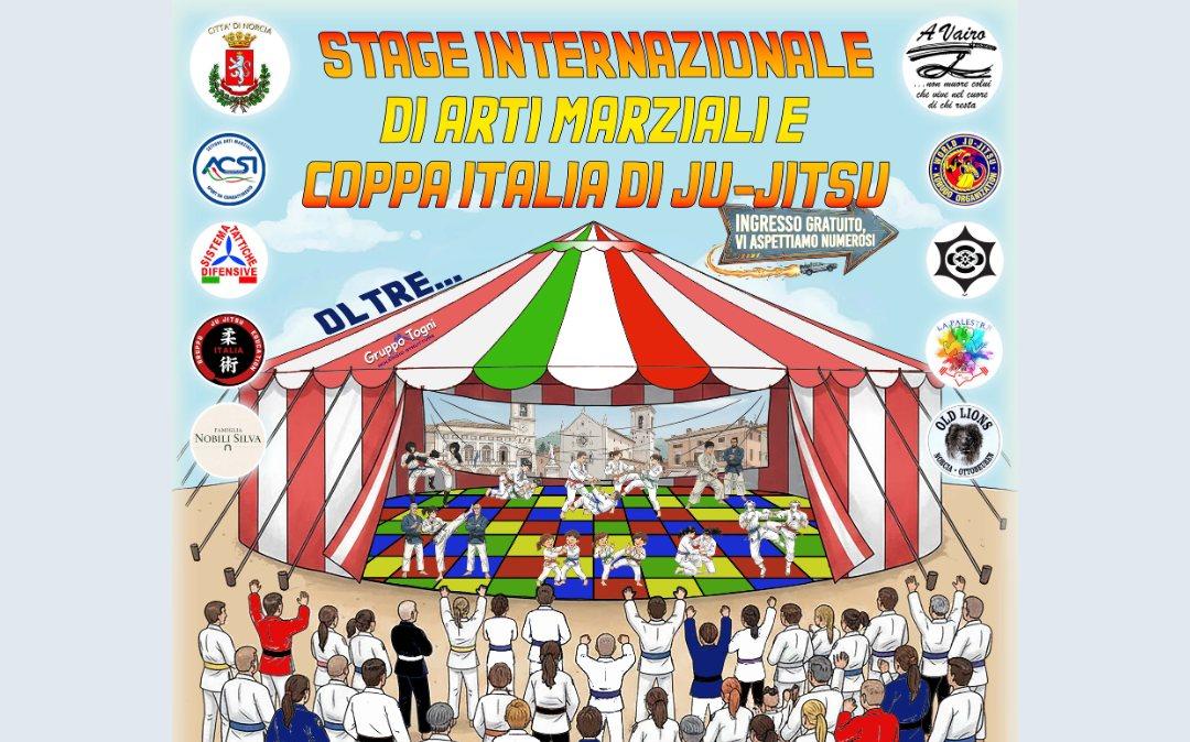 Nel fine settimana in Umbria la Coppa Italia di ju jitsu: si disputa a Norcia
