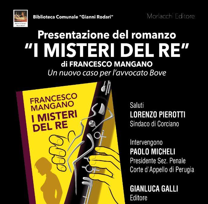 "I misteri del Re": è il nuovo libro di Francesco Mangano atteso ad una doppia presentazione