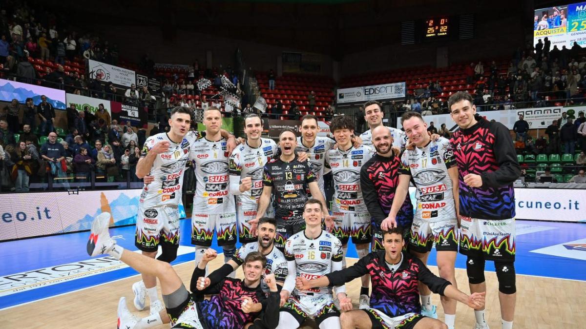 Così è andata la partita della Sir Perugia di ieri sera a Cuneo