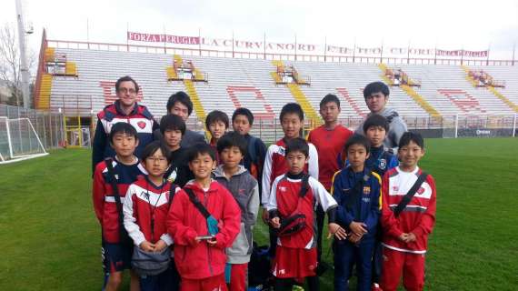 Ospite a Perugia la Japan Soccer School in un clima di entusiasmo