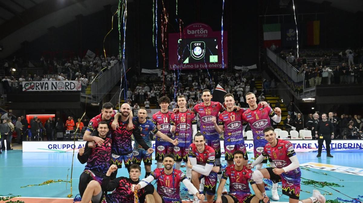 Così la vittoria di ieri sera della Sir Perugia contro Berlino in Champions League