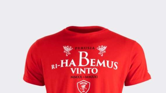 Volete la maglia celebrativa della promozione in B del Perugia? È già in vendita