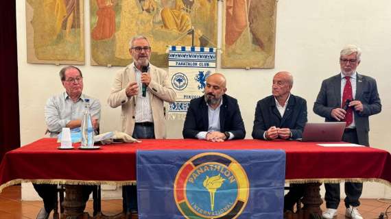 Ha fatto tappa a Perugia la “Route du Panathlon Rovigo-Roma”