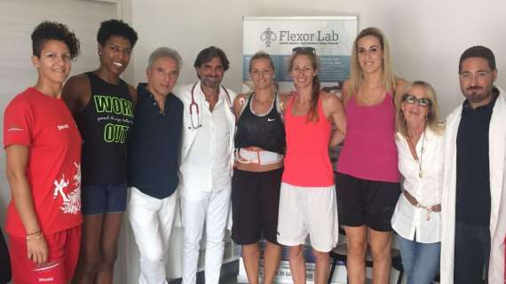 Visite mediche per le atlete della Bartoccini Perugia in vista dell'A1 femminile di volley