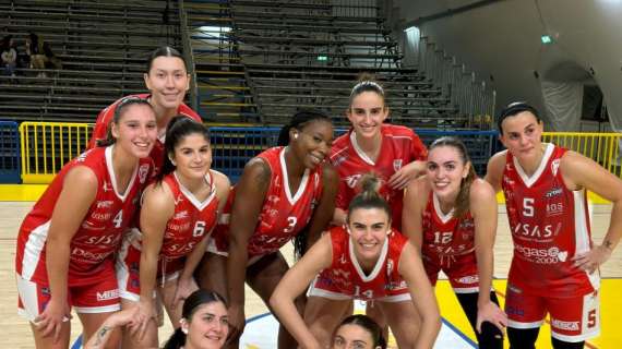 La Pallacanestro Perugia vince anche a Piombino: sesta vittoria di fila in B femminile