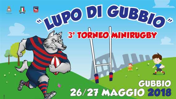 Nel fine settimana il torneo di rugby "Lupo di Gubbio"