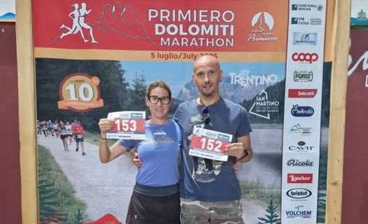 Quattro podisti umbri in gara nella spettacolare Primiero Dolomiti Marathon