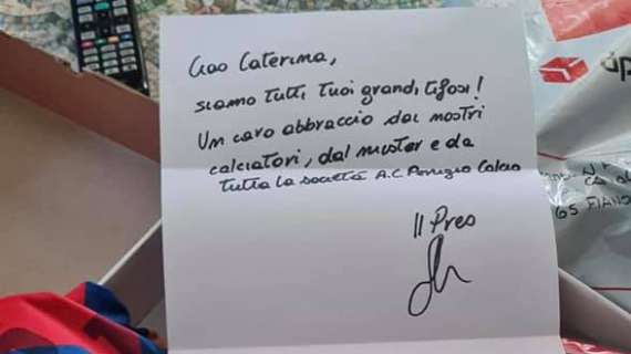 Bellissimo gesto del presidente del Perugia Massimiliano Santopadre a favore della piccola Caterina