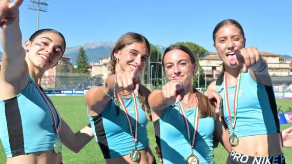 L'Umbria dei giovani dell'atletica è uno spettacolo: tante le gioie tricolori tra gli Allievi a Rieti