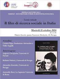 “Il film di ricerca sociale in Italia”: martedì la tavola rotonda a Perugia 