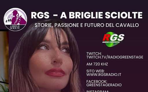 Appuntamento oggi con "A briglie sciolte" su Rgs Radio: ospite di Catia Brozzi sarà Anita Santioni