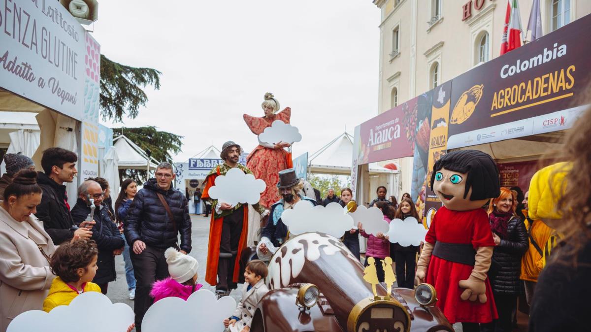 E' iniziata Eurochocolate e c'è stato subito l'arrico dei golosi! Perugia presa d'assalto!