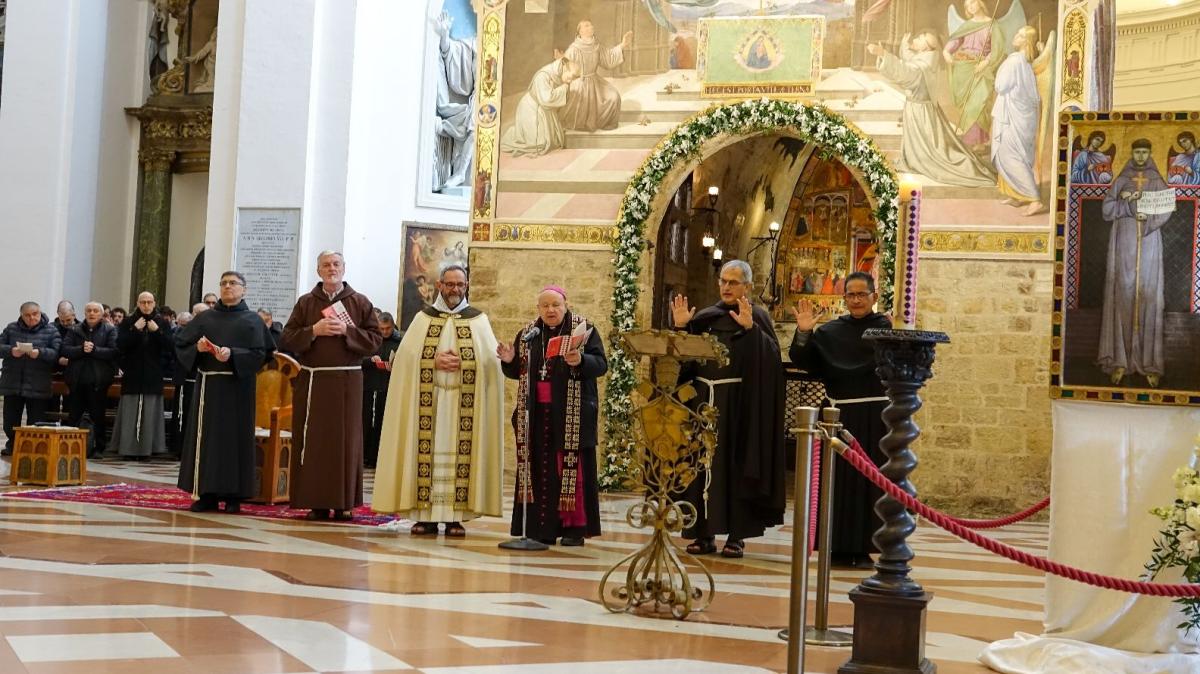  A Santa Maria degli Angeli il solenne rito di apertura del Centenario del Transito di San Francesco