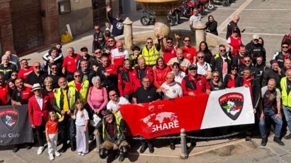 Il grande spettacolo in Umbria di "We Ride As One" organizzato da Cdp Ducati Perugia