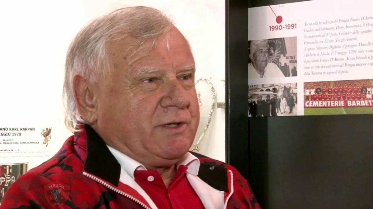 L'intitolazione dell'area medica dello Stadio Curi a Renzo Luchini