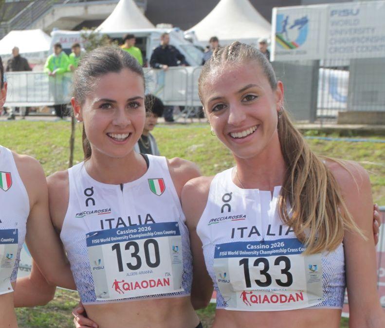 Melissa Fracassini e Laura Ribigini protagoniste ai mondiali universitari di corsa campestre a Cassino