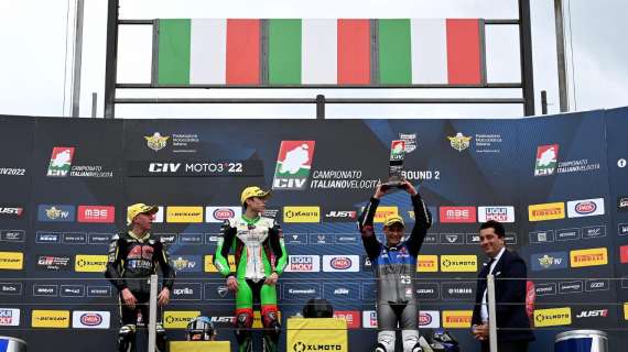 L'Umbria gioisce al fianco di Cristian Lolli, sul podio a Vallelunga