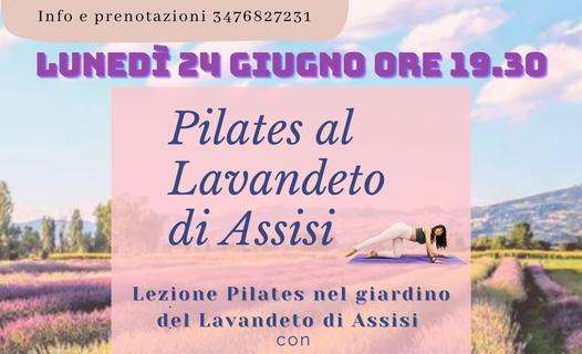 Lunedì 24 giugno si torna a fare pilates al Lavandeto di Assisi con Agnese Belardi