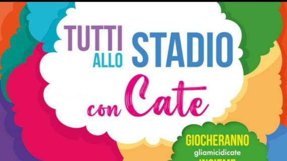 "Tutti allo stadio con Cate": che gran bella iniziativa a Gubbio