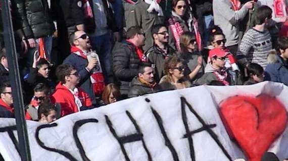 Dalla Curva Nord del Perugia una totale solidarietà per far risorgere i "gemelli" dell'Ischia