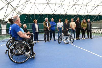 Emozioni a Città di Castello con il tennis in carrozzina promosso insieme al Comitato Paralimpico