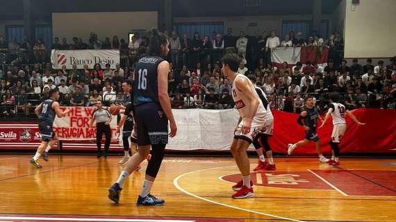 La Svila Basket Perugia perde in casa contro Gubbio nei playoff maschili di C