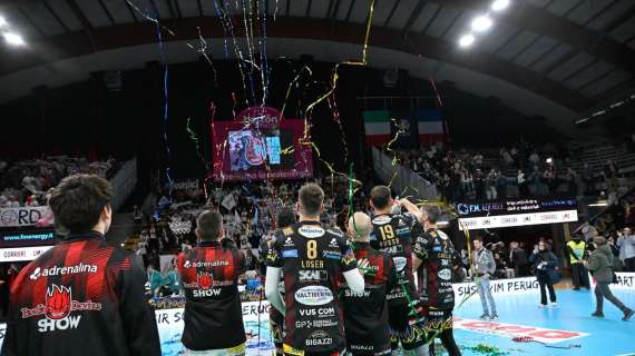 Giovedì 26 alle ore 18 la Sir Susa Vim Perugia di nuovo in casa in campionato