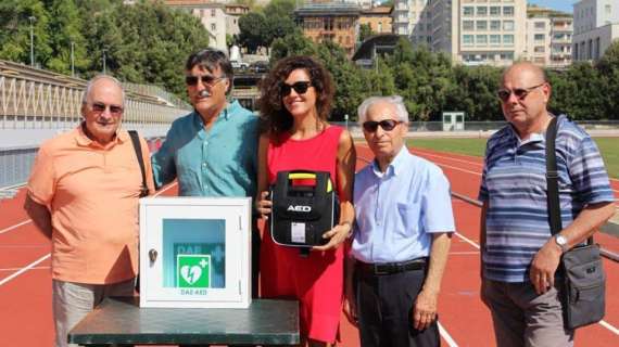Donato un defibrillatore per il Santa Giuliana: "la conferma dell'amore di Perugia per questa struttura"