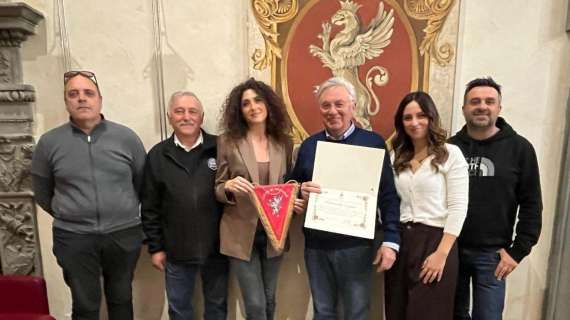 Riconoscimento dell'amministrazione comunale di Perugia al tiratore Giancarlo Ciofini