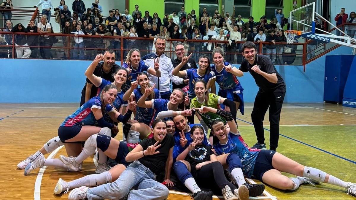 Deruta sogna nella pallavolo femminile dopo aver battuto la Bartoccini in gara 1 della semifinale playoff di serie C