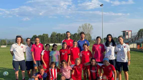 Successo per l'Open Day del Cerbara Calcio insieme al Perugia, riservato all'attività femminile