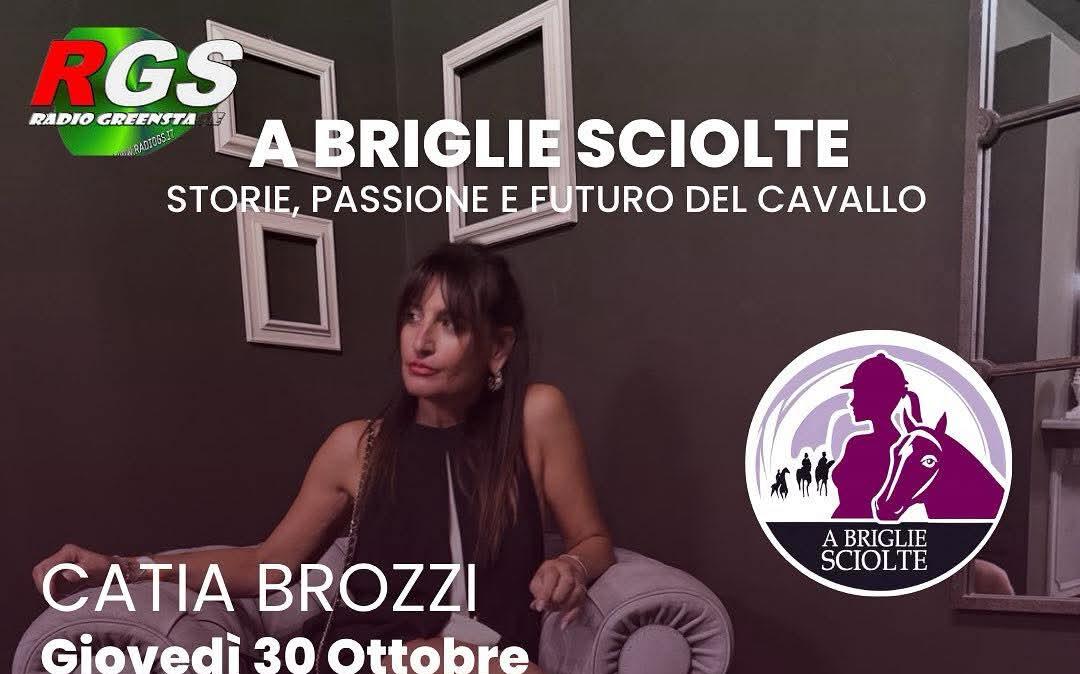 Appuntamento giovedì alle 20 con "A briglie sciolte", la trasmissione settimanale di Catia Brozzi su RGS