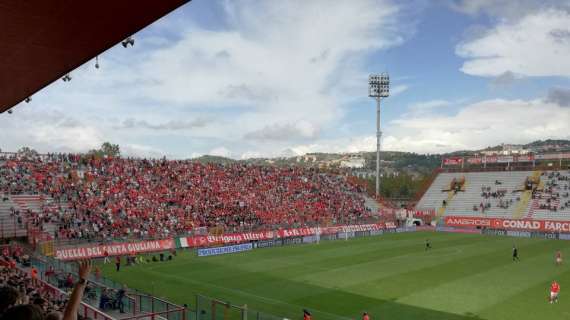 Il derby tra Perugia e Ternana si giocherà di domenica pomeriggio
