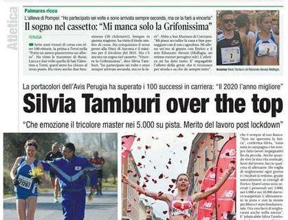 Si celebra Silvia Tamburi, "over the top"... la più forte tra le podiste umbre