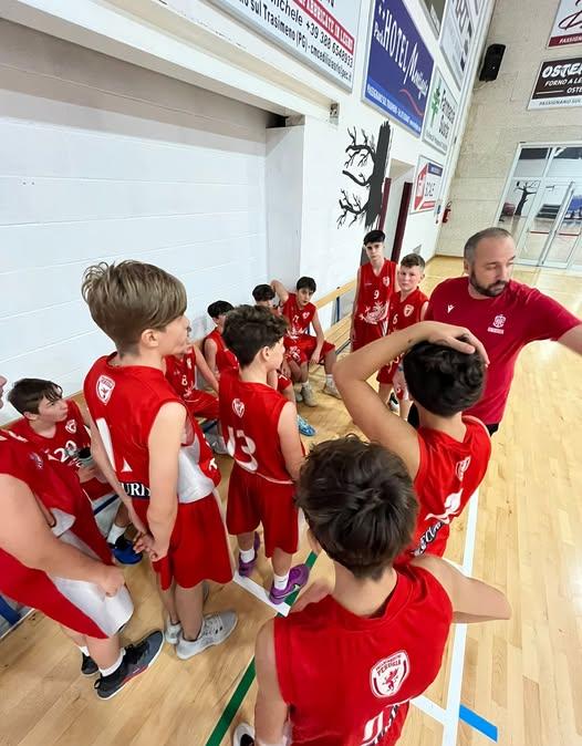 L'Under 14 maschile della Pallacanestro Perugia battuta in campionato a Spoleto