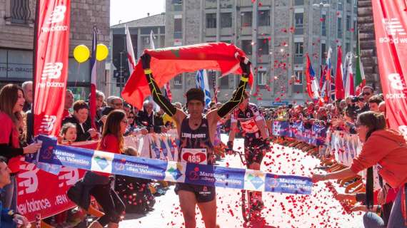 MARATONA di San Valentino a Terni: l'ordine di arrivo MASCHILE completo della 42,195km