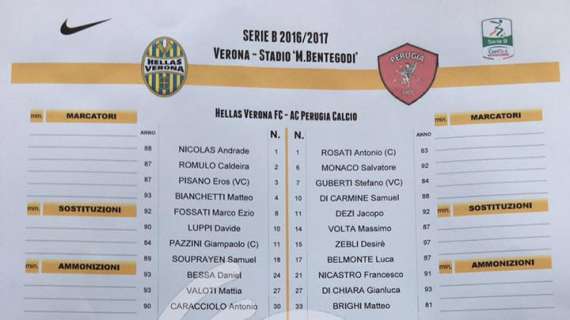 Hellas Verona-Perugia 2-2: finita!!!!!!!! Che cuore questo Grifo!