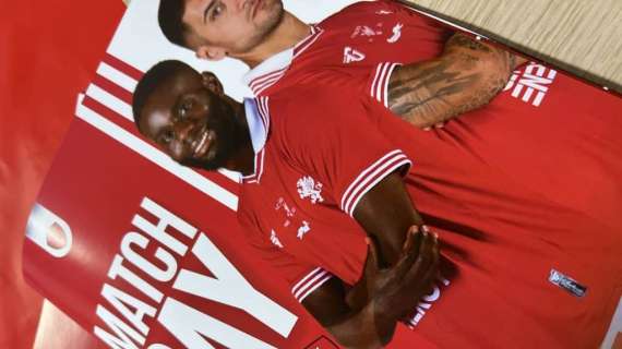 Tumbarello protagonista del "match day" distribuito oggi allo stadio Curinella gara con l'Ascoli