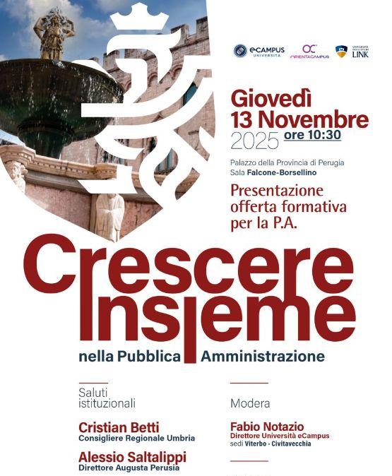 Il Centro Studi "Augusta Perusia" sarà presentato giovedì mattina a Perugia