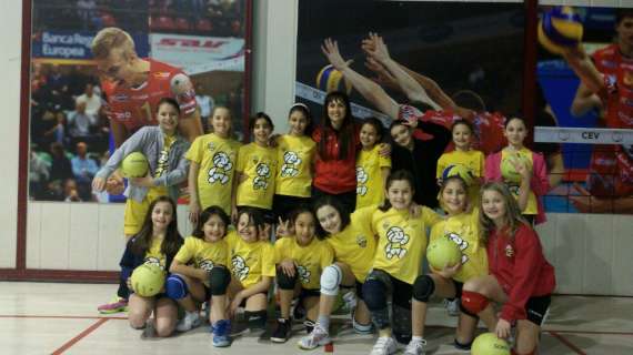 Che brave le ragazze dell'Under 14 della School Volley Perugia