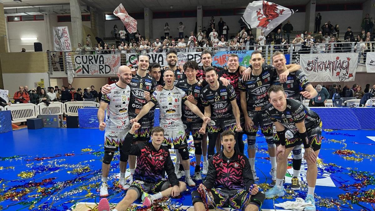 Così è andata la partita di ieri sera della Sir Susa Vim Perugia a Cisterna