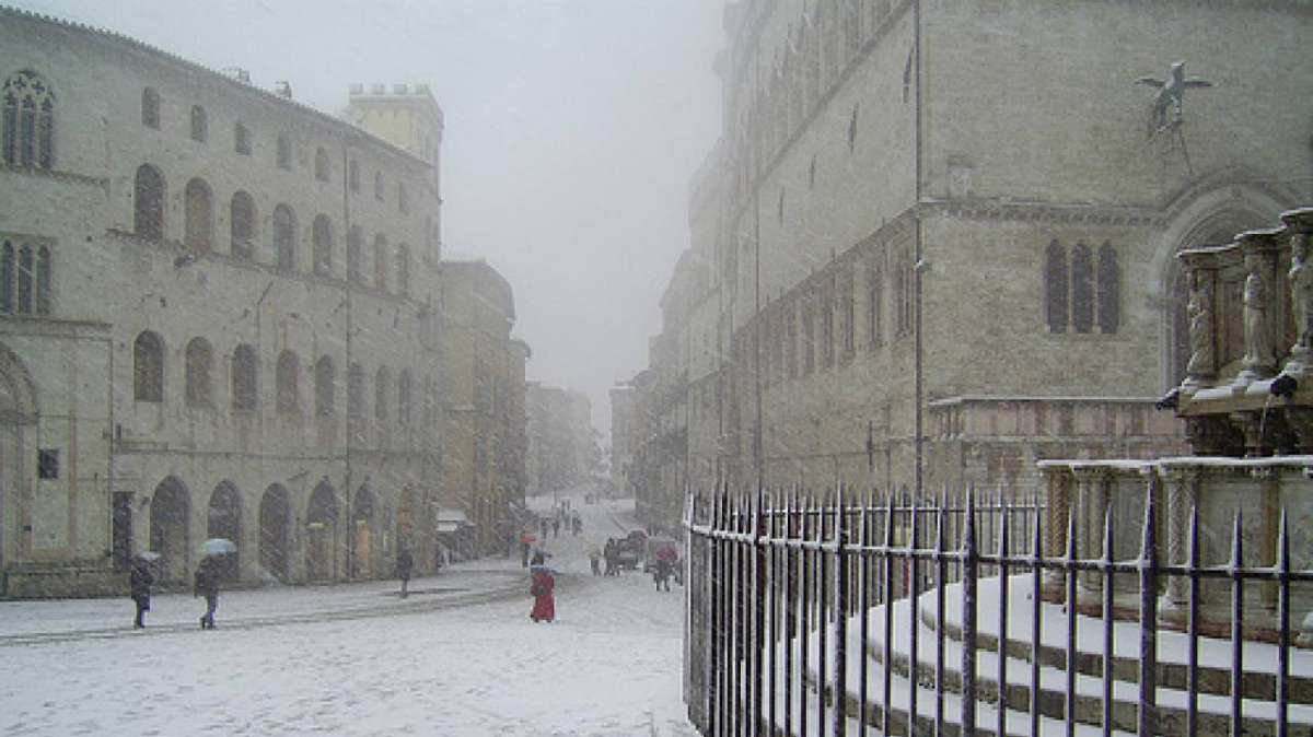 La prossima settimana la neve anche su Perugia? Lo dice il meteo...