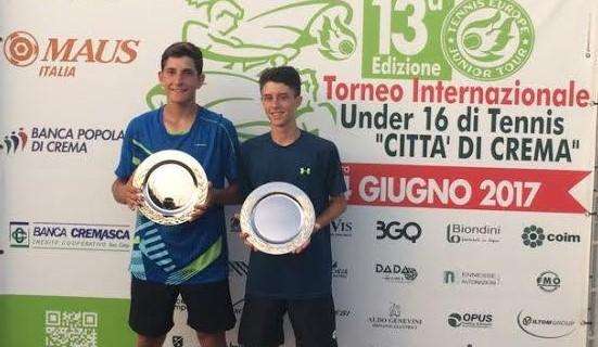I giovani tennisti Passaro e Casucci trionfano al Torneo internazionale di Crema
