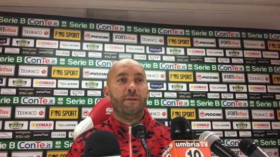 La conferenza stampa di Bucchi in vista della sfida tra Perugia e Cesena