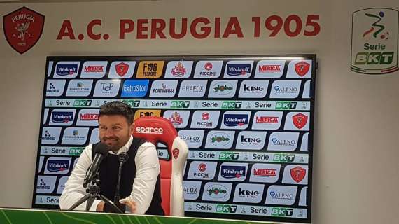 La conferenza stampa di Roberto Goretti sul momento del Perugia