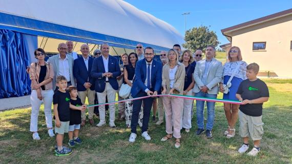 Inaugurato l'impianto sportivo di Castello delle Forme nel marscianese