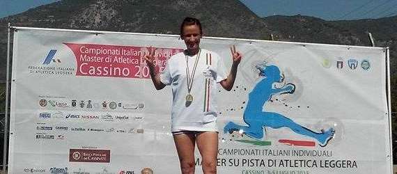 Francesca Dottori campionessa italiana di atletica a Cassino nella gara delle siepi!