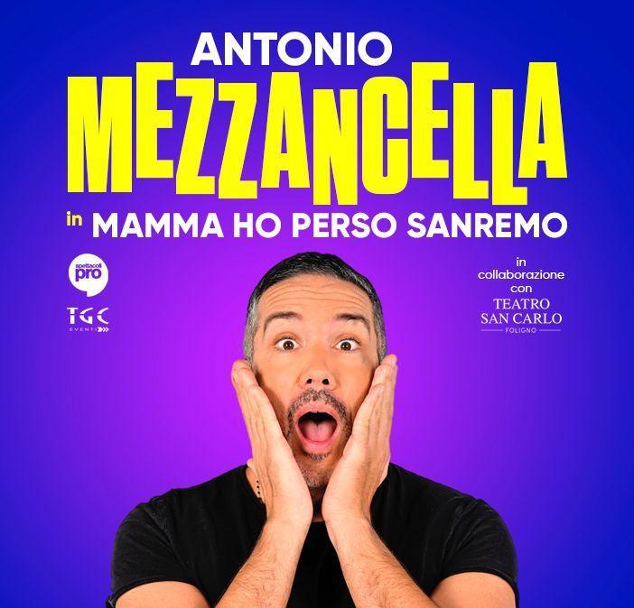 Fa tappa in Umbria il nuovo tour teatrale di Antonio Mezzancella: il 15 marzo al San Carlo di Milano
