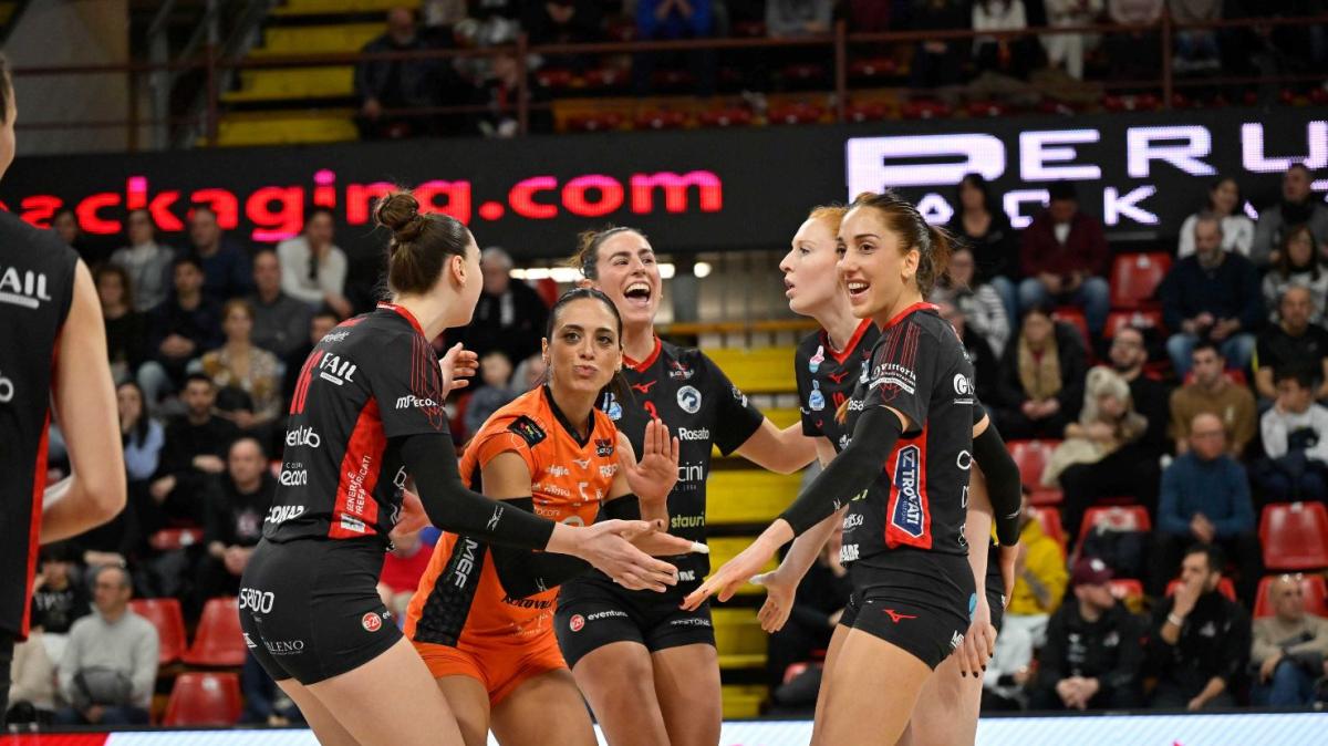 La Bartoccini Perugia, ormai virtualmente retrocessa in A2, giocherà sabato per il campionato a Cervia 