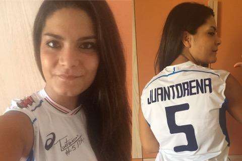 Francesca ha acquistato la maglia di Juantorena! Lei è medaglia d'oro della solidarietà